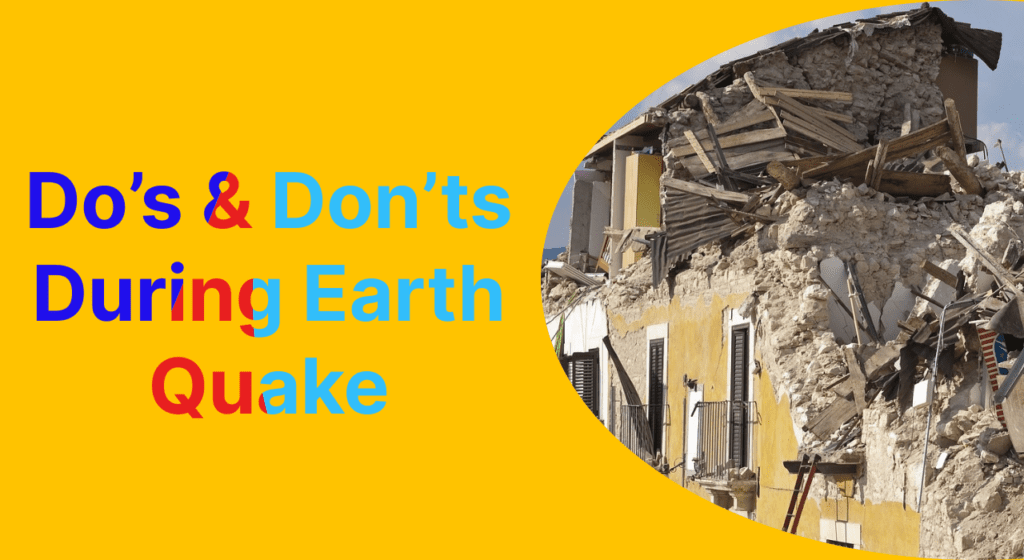 Earthquake - Safety Tips