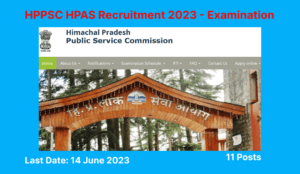 HPPSC HPAS Recruitment 2023