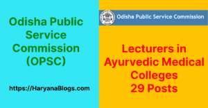 OPSC Lecturers Recruitment 2023
