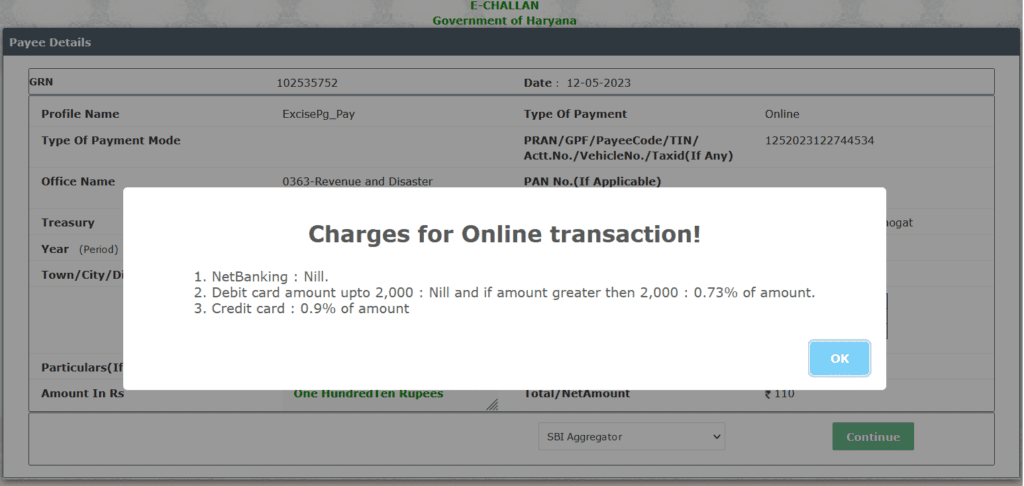 e-fard download charges