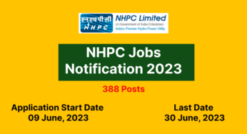 NHPC Recruitment 2023 Notification, Vacancy, Eligibility Criteria, Apply Online Now nhpcindia.com