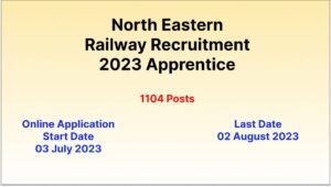 RRC NER Trade Apprentice Recruitment 2023