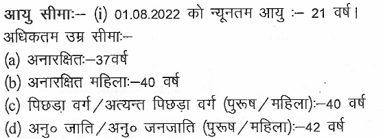 BTSC Bihar Recruitment 2023: Age Limit