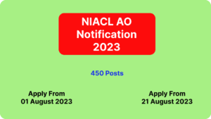 NIACL AO Notification 2023