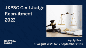 JKPSC Civil Judge Recruitment 2023