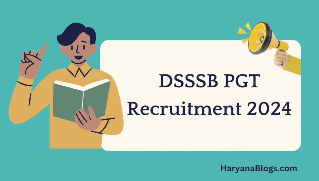 DSSSB PGT Recruitment 2024