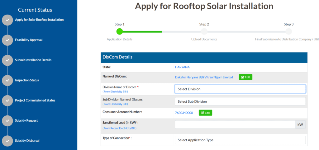 Solar RoofTop Subsidy Yojana - Details page 1